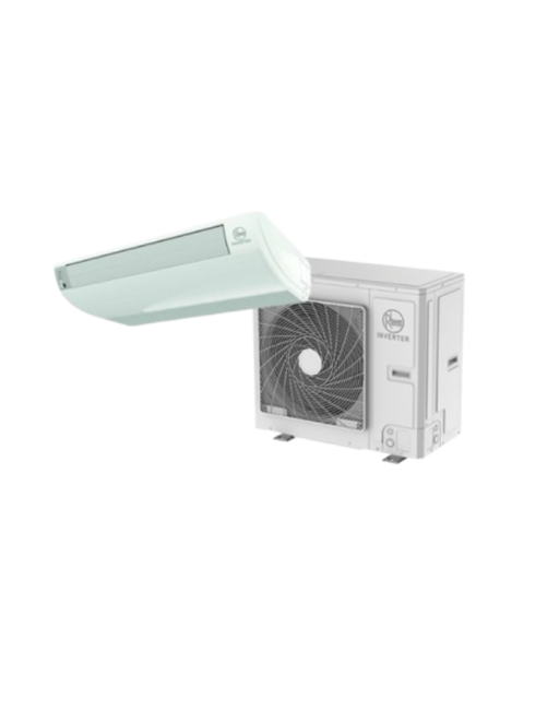 AIRE ACONDICIONADO 36000 BTUS INVERTER FRIO/CALOR 220V PISO/TECHO, MARCA RHEEM, MOD. RGIEFC36H2