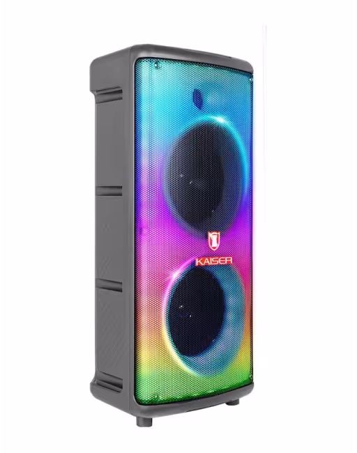 BAFLE 2x6.5" LUZ FLAMA 30W RMS, MARCA KSR, MOD. KSW2066