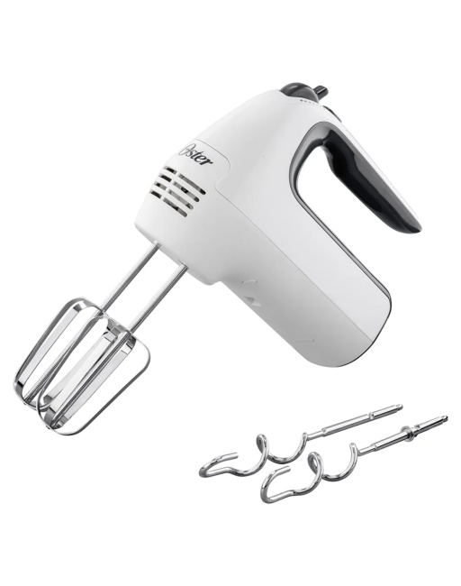 BATIDORA DE MANO 6 VEL. COLOR BLANCA 250W (2121773), MARCA OSTER, MOD. FPSTHM3532-013