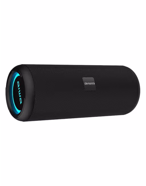 BOCINA BLUETOOTH WATERPROOF TWS 20W RMS CARGA 3 HORAS, CARGA USB, MARCA AIWA, MOD. AWKF4B