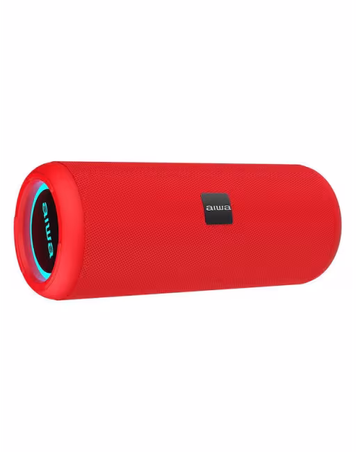 BOCINA BLUETOOTH WATERPROOF TWS ROJA 20W RMS 3 HRS CARGA USB, MARCA AIWA, MOD. AWKF4R