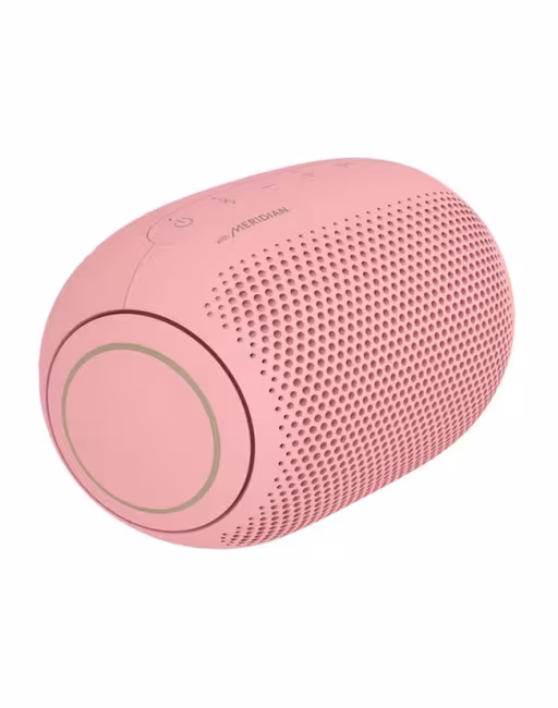 BOCINA PORTATIL XBOOM BLUETOOTH COLOR ROSA, MARCA LG, MOD. PL2