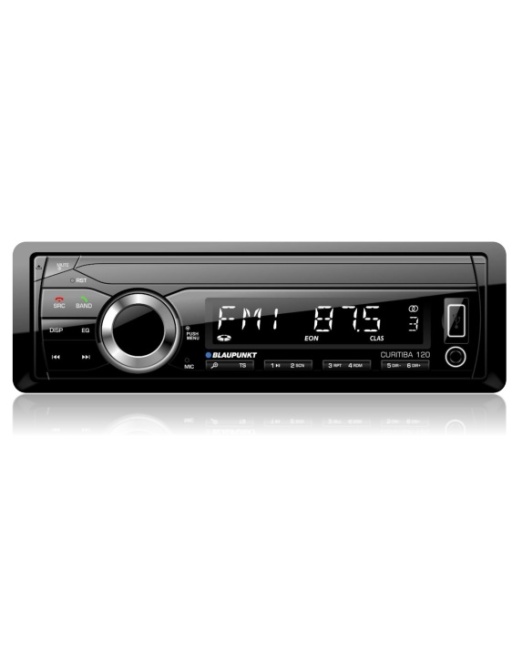 AUTOESTEREO BLAUPUNKT CARATULAFIJA C/RADIO BT, MARCA BLAUPUNKT, MOD. CURITIBA120