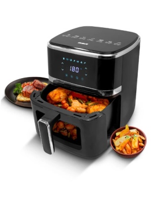 FREIDORA DE AIRE 5 LITROS CON DISPLAY Y EXHIBIDOR, MARCA RCA, MOD. RC-110