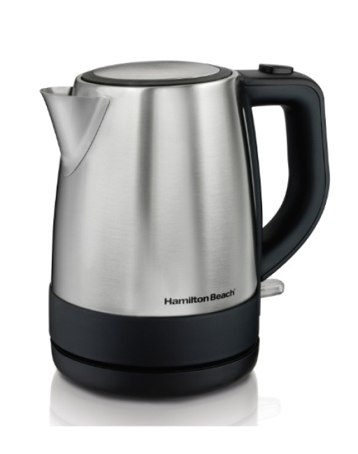 HERVIDOR 1 LT ACERO INOXIDABLE, MARCA HAMILTON BEACH, MOD. 40998