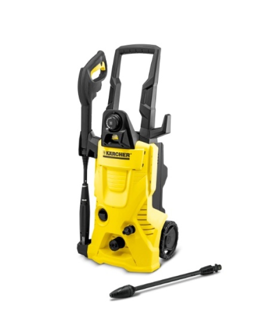 HIDROLAVADORA ELECTRICA 1800 PSI, COLOR AMARILLO, MARCA KARCHER, MOD. K4