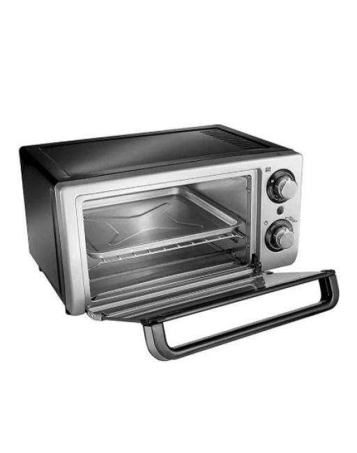 HORNO TOSTADOR 4 REBANADAS COLOR SILVER, MARCA OSTER, MOD. TSSTTV10LTB-1MX