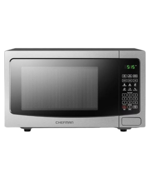 HORNO DE MICROONDAS 1.1 PIES, ACERO INOXIDABLE, MARCA CHEFMAN, MOD. RJ55-SS-11-MX