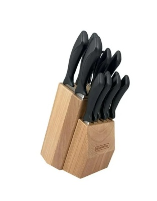 JUEGO DE CUCHILLOS AFFILATA 13 PZS CON BASE DE MADERA TRAMONTINA, MOD. 32300/471