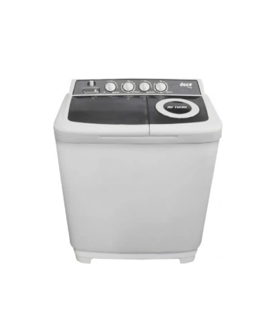 LAVADORA DOBLE TINA 12K SEMIAUTOMATICA CARGA SUPERIOR MARCA DACE, MOD. LS1208G