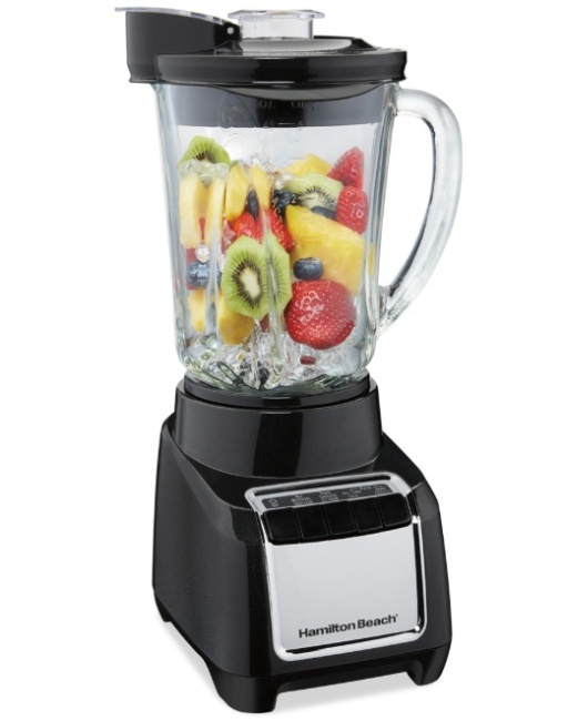 LICUADORA 700W VASO VIDRIO 1.4L SILENCIOSA HAMILTON BEACH, MOD. 53521FG