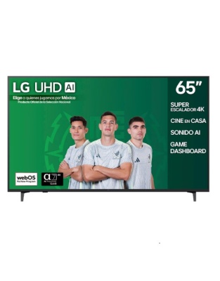 PANTALLA DE 65" SMART TV 4K UHD MARCA LG, MOD. 65UA7500PSA