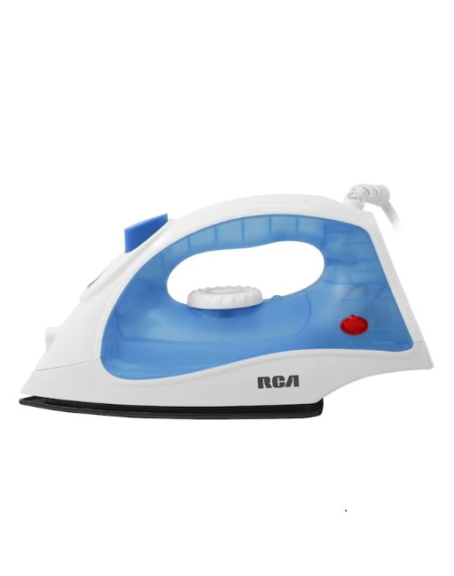 PLANCHA DE VAPOR COLOR AZUL, MARCA RCA, MOD. RC-D508B