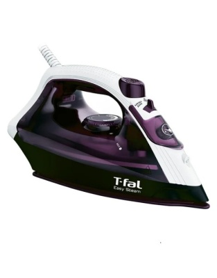 PLANCHA EASY STEAM COLOR MORADO/BLANCO MARCA T-FAL, MOD. FV1951X0