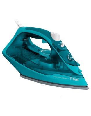 PLANCHA DE VAPOR EXPRESS STEAM TURKITCH COLOR TURQUESA T-FAL, MOD. FV2880X0