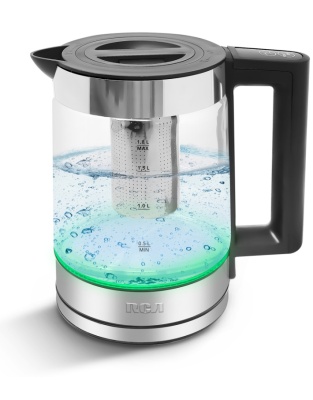 TETERA DIGITAL C/INFUSOR 1.8L JARRA VIDRIO RCA, MOD. RC-330