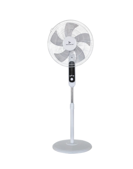 VENTILADOR 16" DE PEDESTAL APOLO C/CONTROL BLANCO MASTERFAN, MOD. VIAPPEBL16