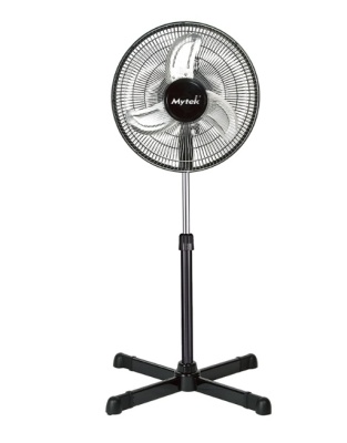 VENTILADOR 16" DE PEDESTAL DE METAL MARCA MYTEK, MOD. 3369