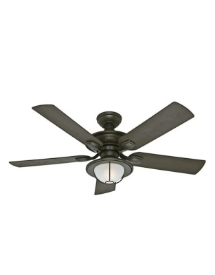 VENTILADOR DE TECHO 52" ANGRA-NEW BRONZE 5 ASPAS MARCA HUNTER, MOD. 50029