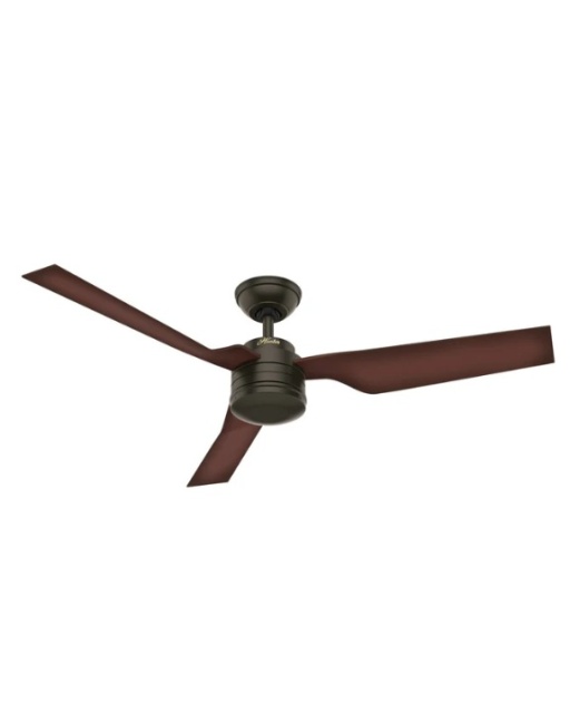 VENTILADOR 52" 3 ASPAS P/EXTERIOR COLOR BRONZE MARCA HUNTER, MOD. 50258